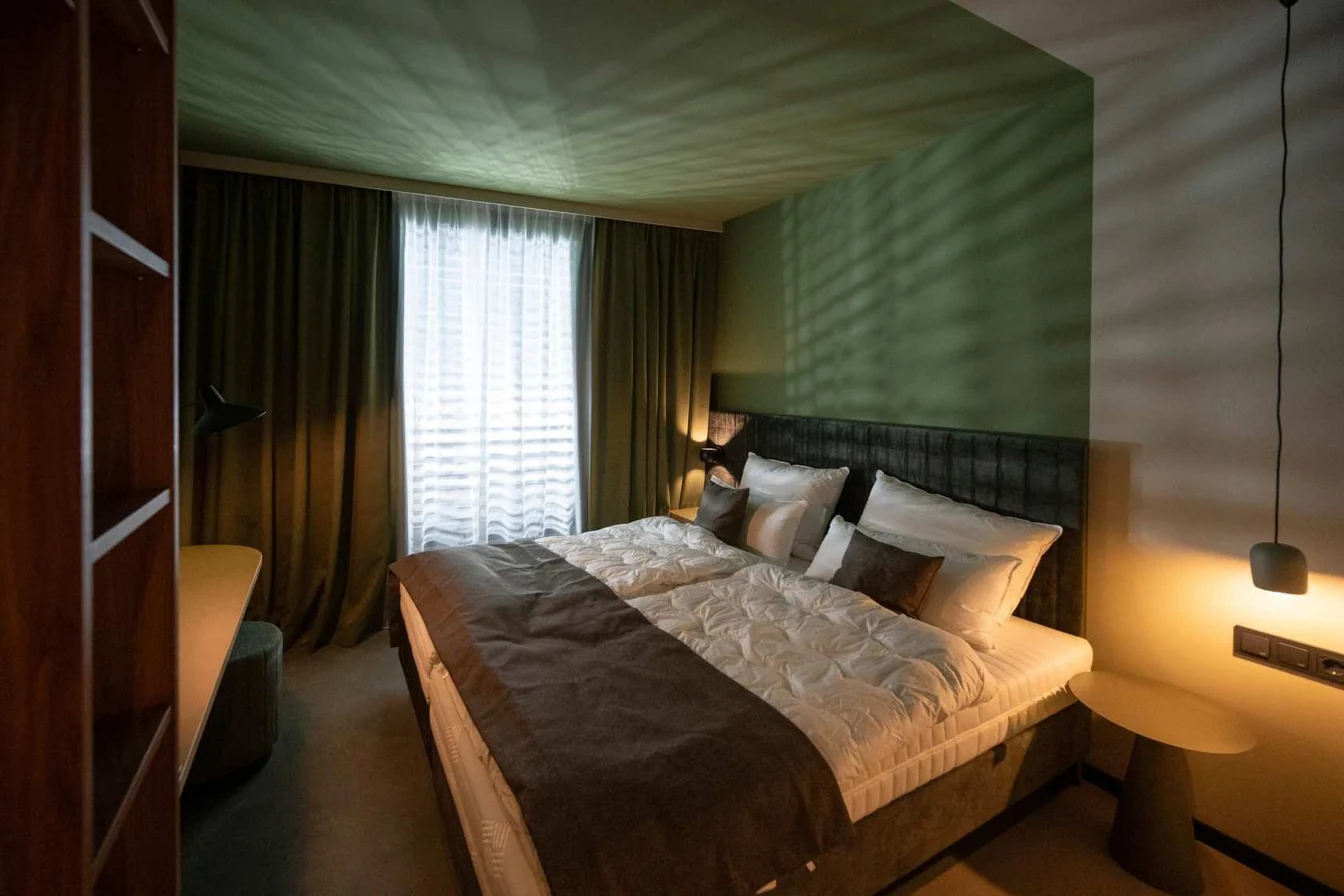 Fertiggestelltes Hotelzimmer im NIU Hotel Passau
